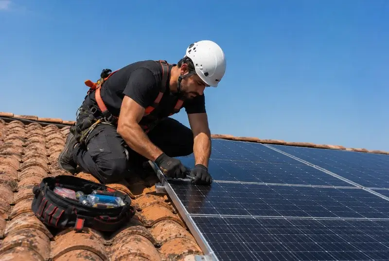 Maintenance et monitoring de panneaux solaires à Lauzerville